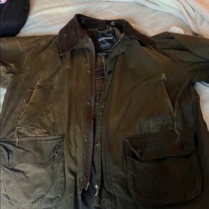 Barbour Unisex Dark Green Field Jacket